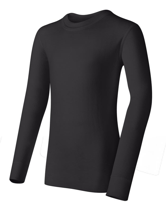 Sudadera Con Capucha Champion Niña - Duofold Thermal Crew ( Negras ) 4925837-ED